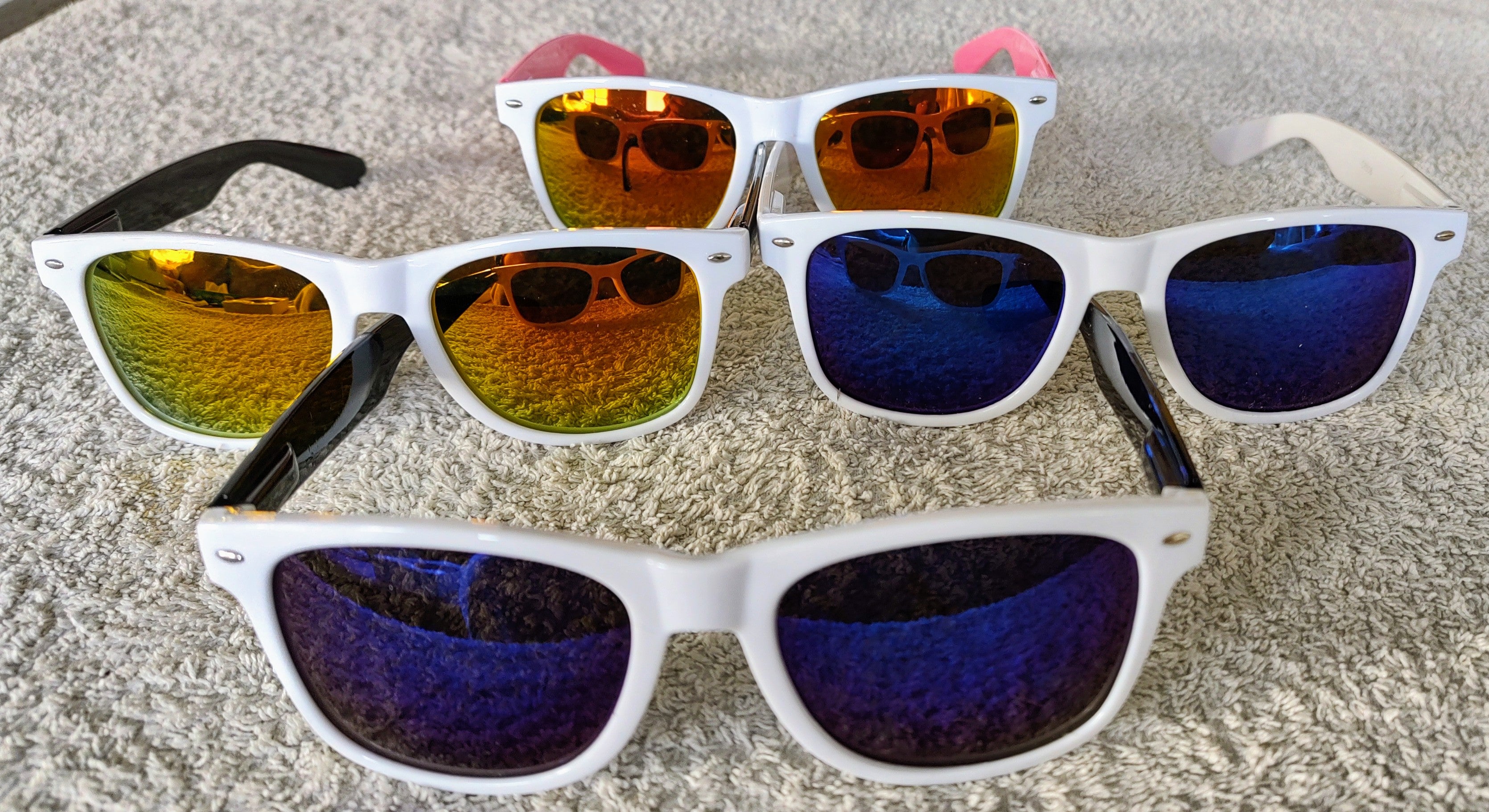 8808 Wayfarer Hvit (12 Par)