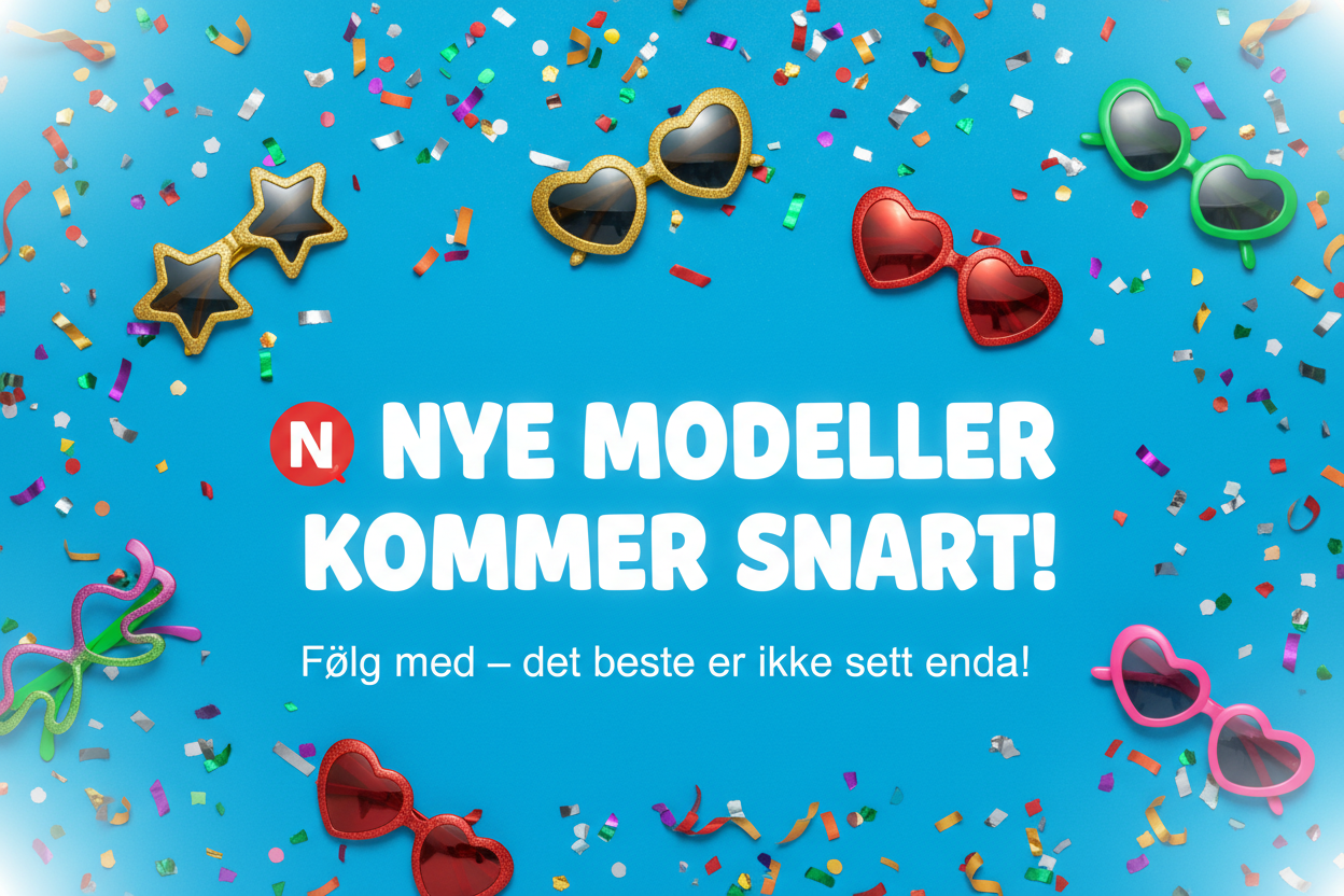 Nye modeller kommer snart